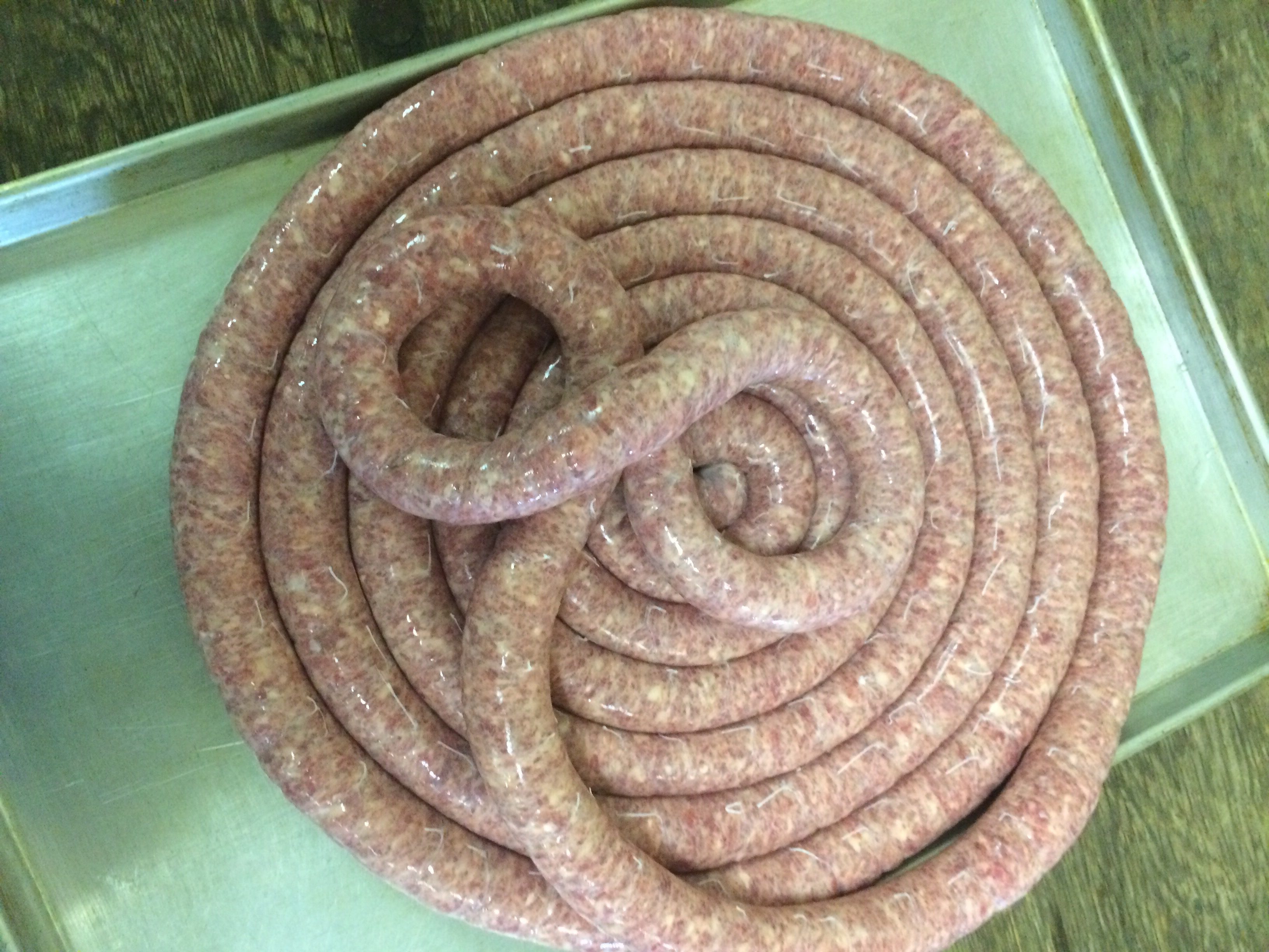 Handmade German and Italian Sausage